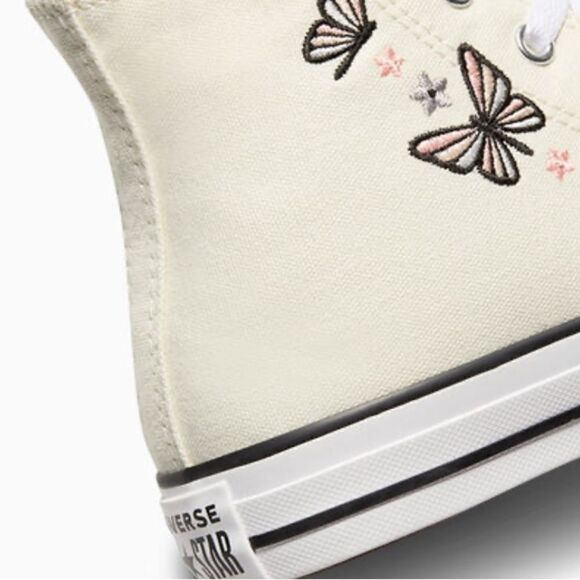 Women’s Converse Chuck Taylor All Star Butterflies Hightop Sneaker Shoes Size 8 - Picture 16 of 16